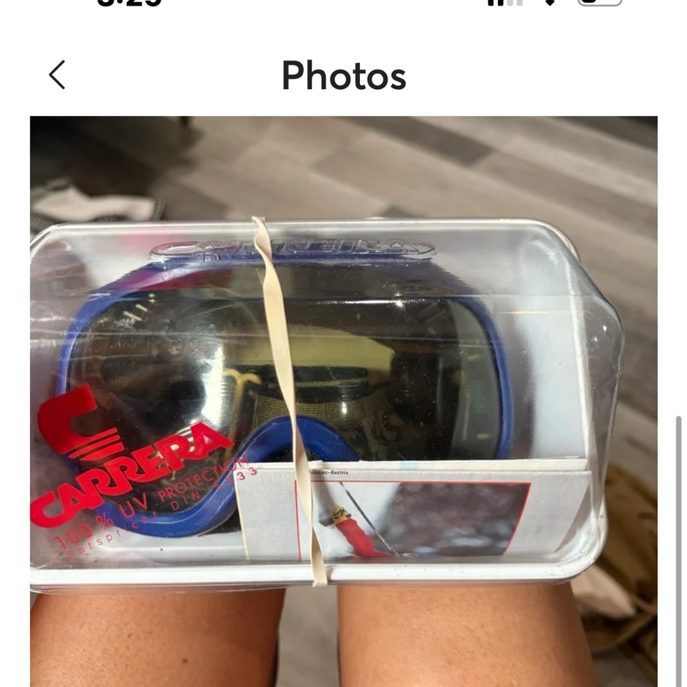 Carrera Red and Blue UV Protection Goggles